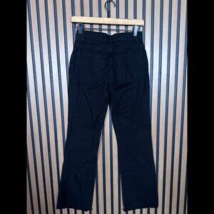 Tory Burch Jeans 25 Womens Black High Rise Flare 5 Pocket Denim Straight